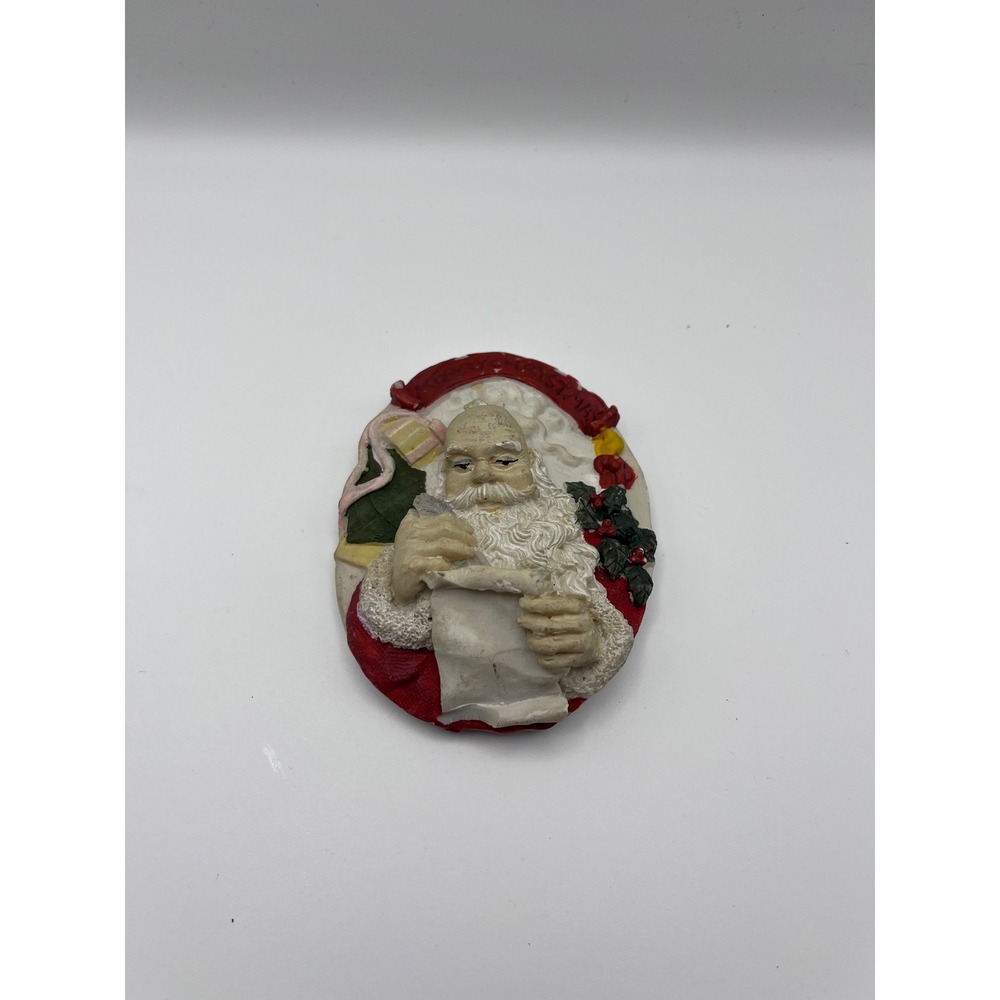 Vintage Santa Claus Merry Christmas Decorative Magnet Holiday Decor